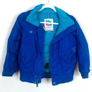 BURTON Blue Teal Winter Sports Puff Insulated Jacket